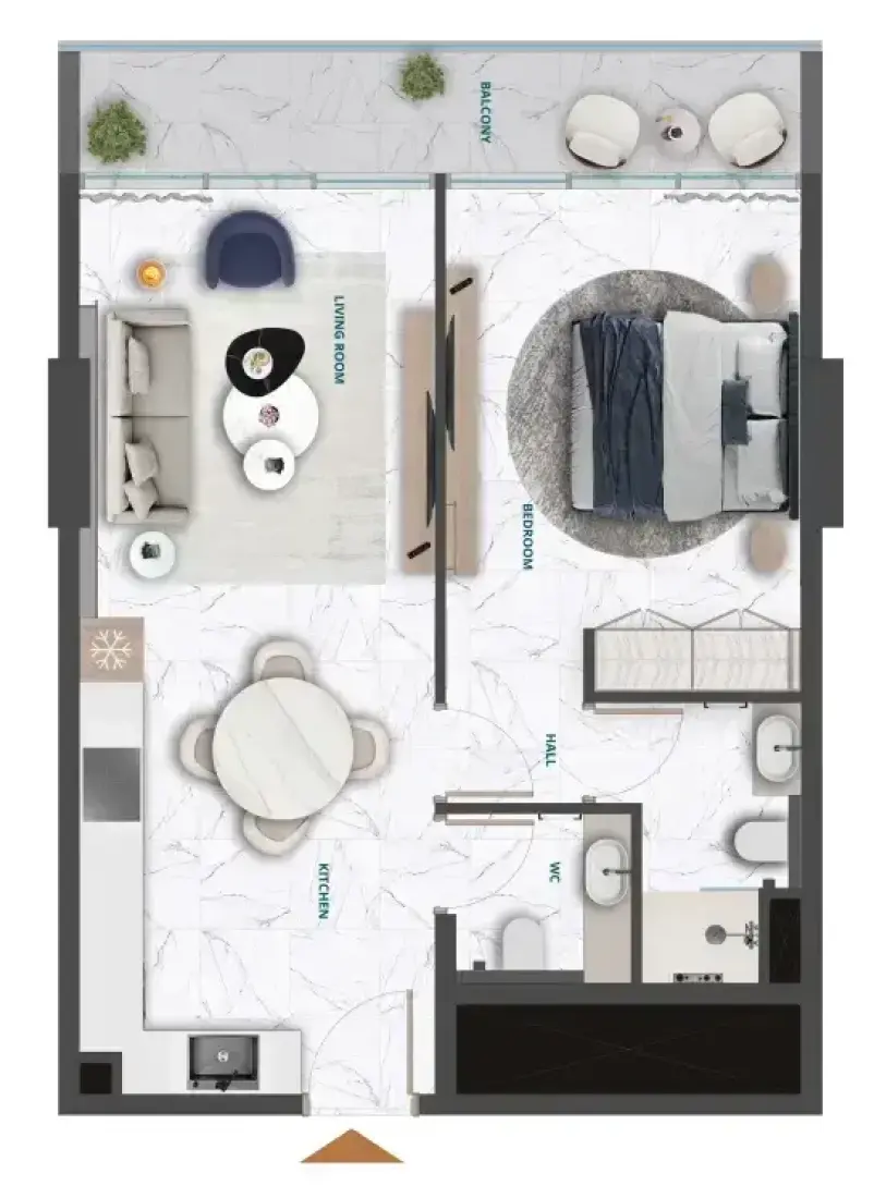 1 Bedroom in Wadi Hills