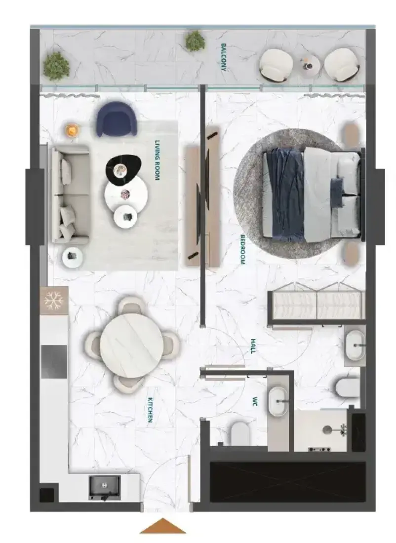 1 Bedroom in Wadi Hills