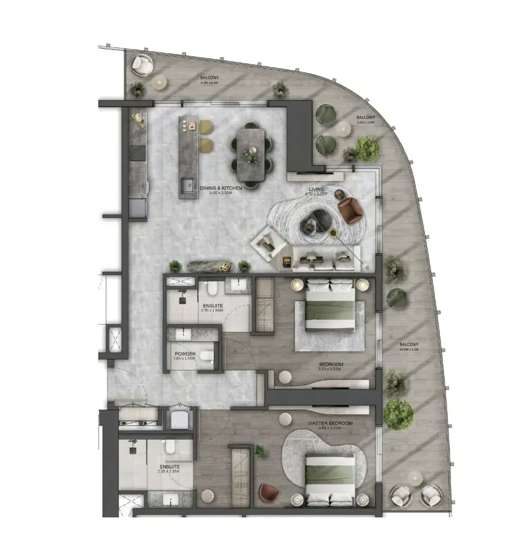 2 Bedroom