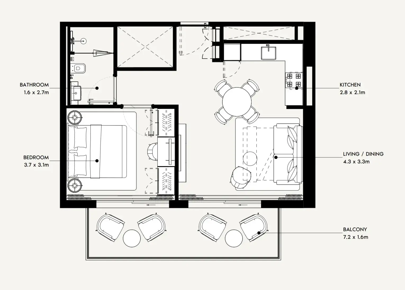 1 Bedroom in Azizi Gabriel