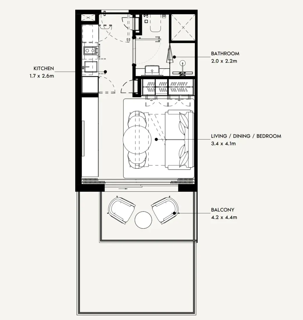 Studio in Azizi Gabriel