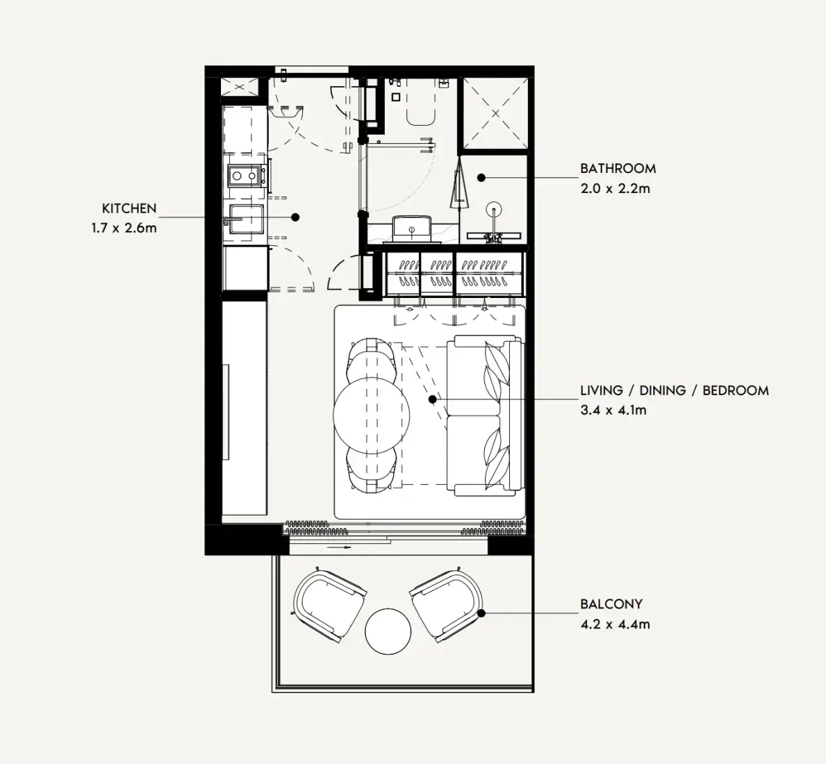 Studio in Azizi Gabriel