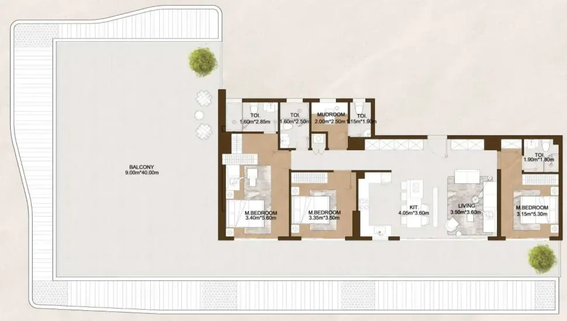 3 Bedrooms in Sports View 2