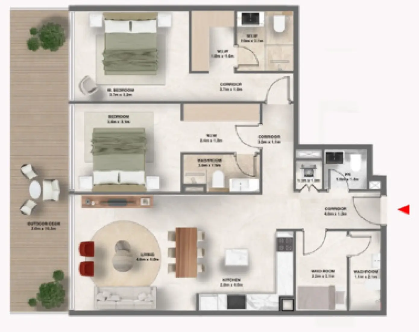 2 Bedroom