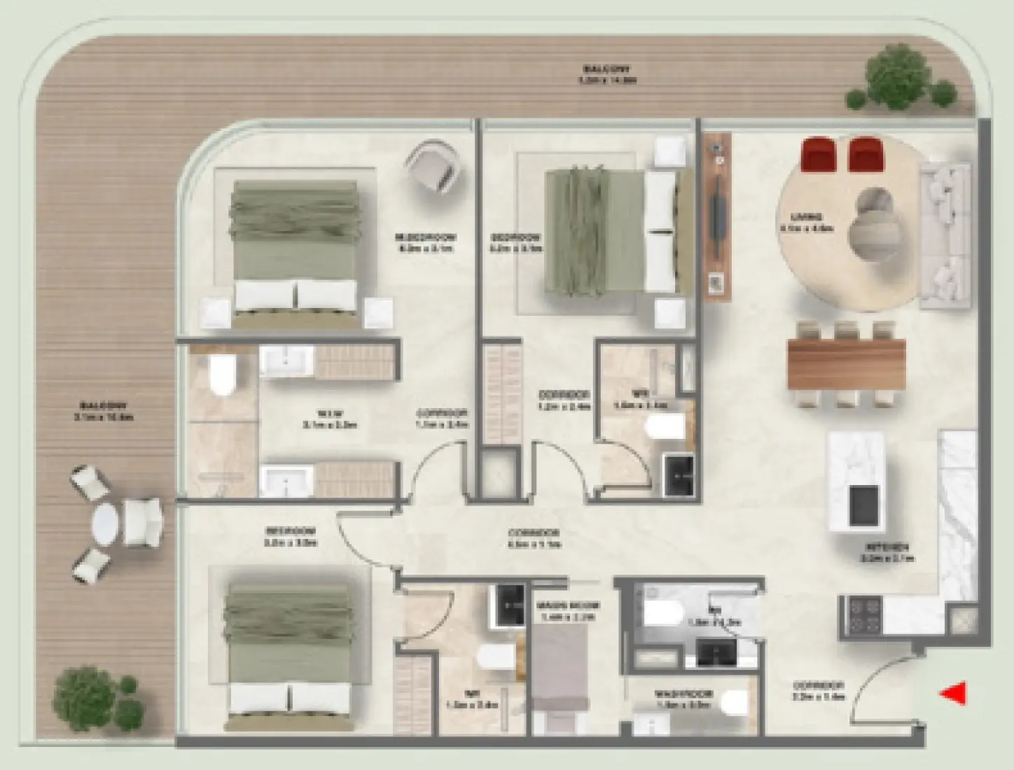 3 Bedroom