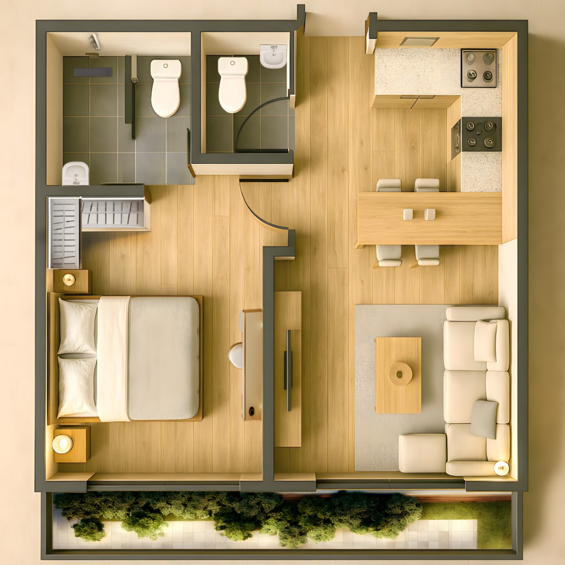 1 Bedroom in Celesto 2