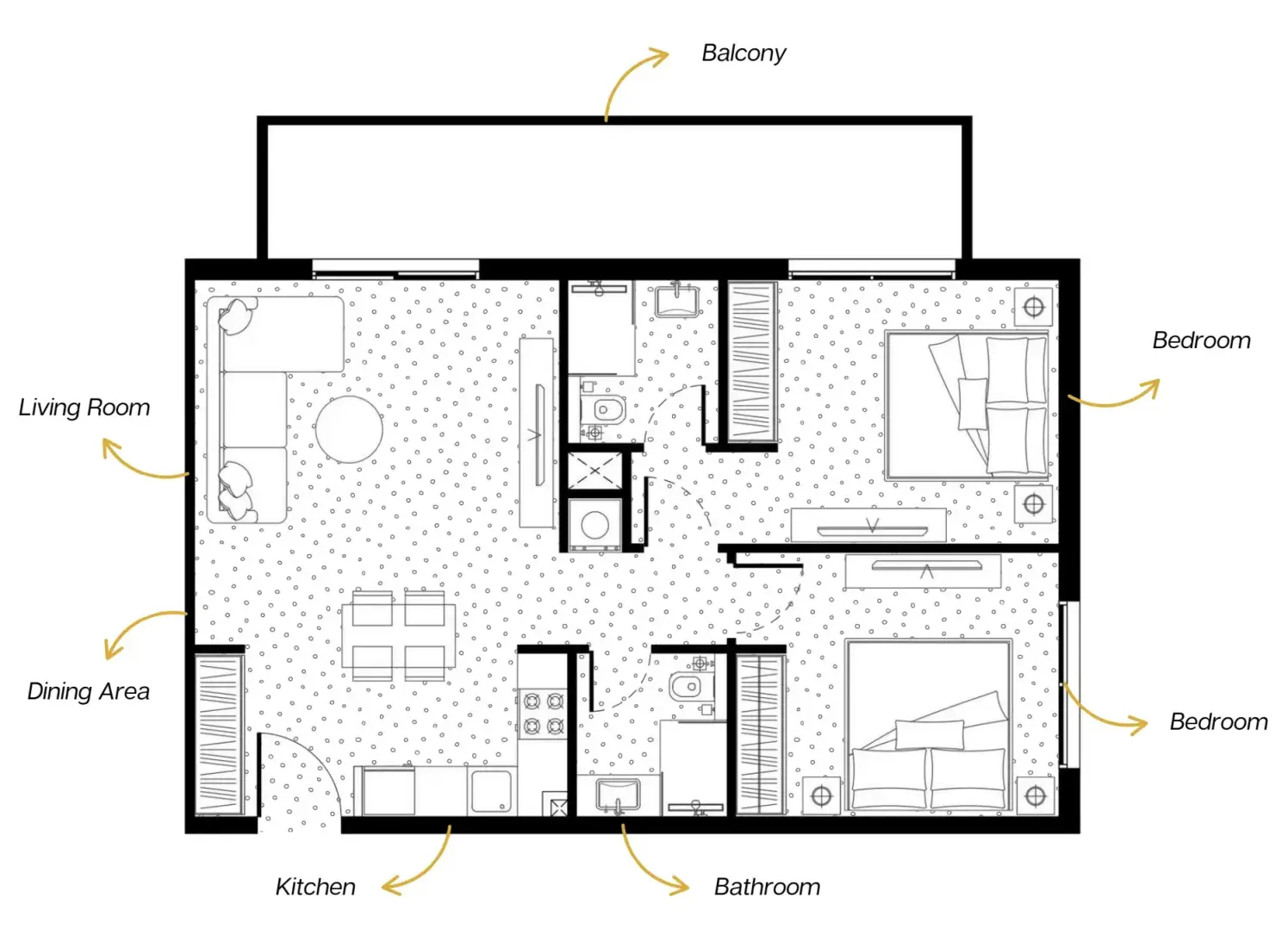 2 Bedrooms in MetroPoint