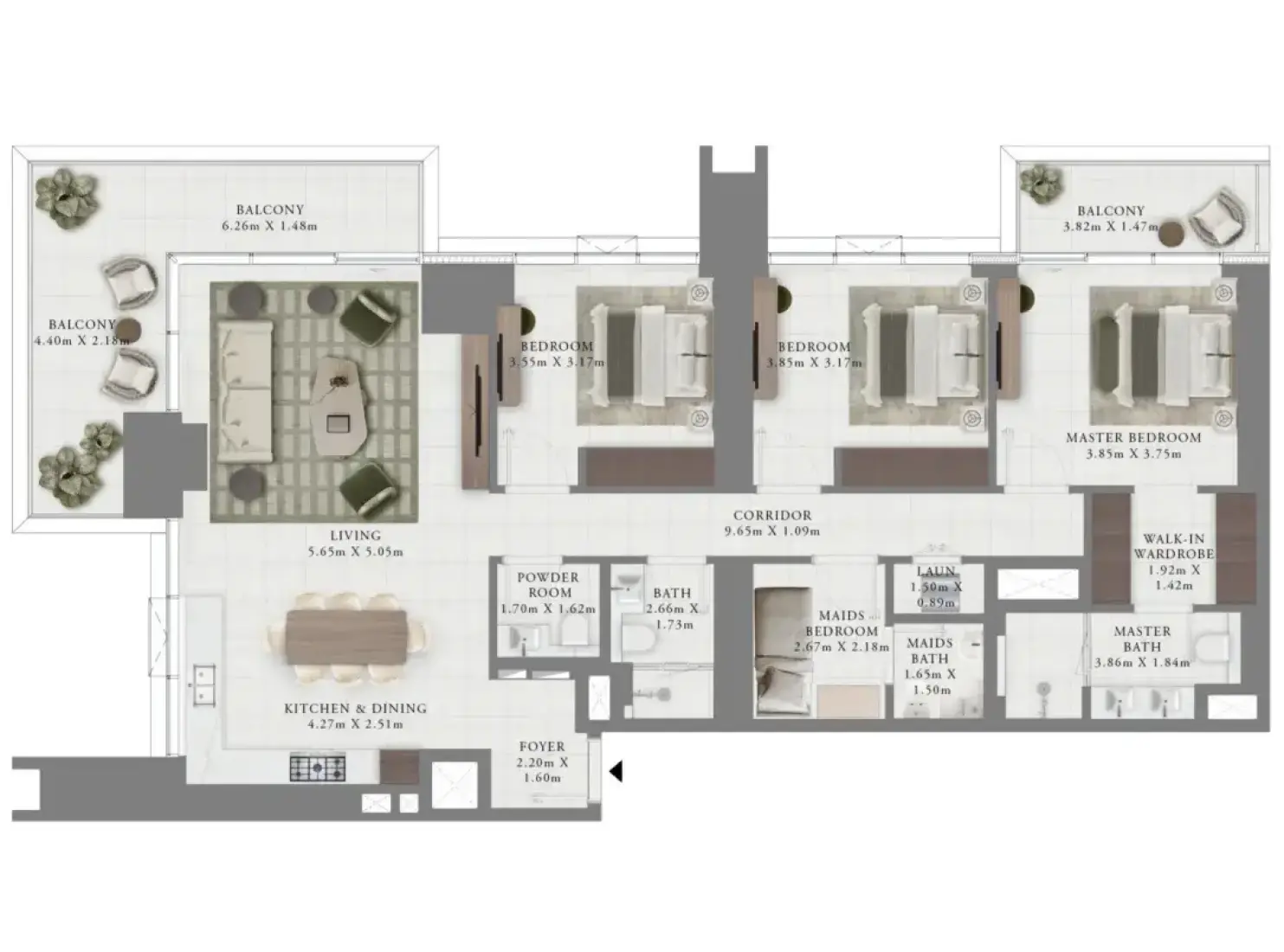3 Bedroom