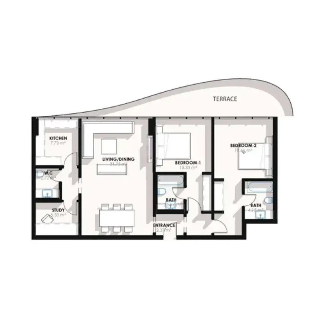 2 Bedroom