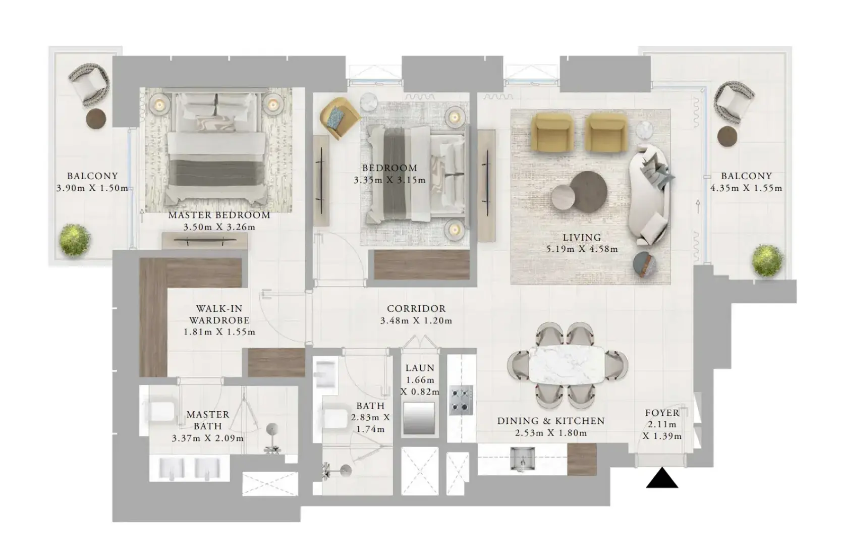 2 Bedroom