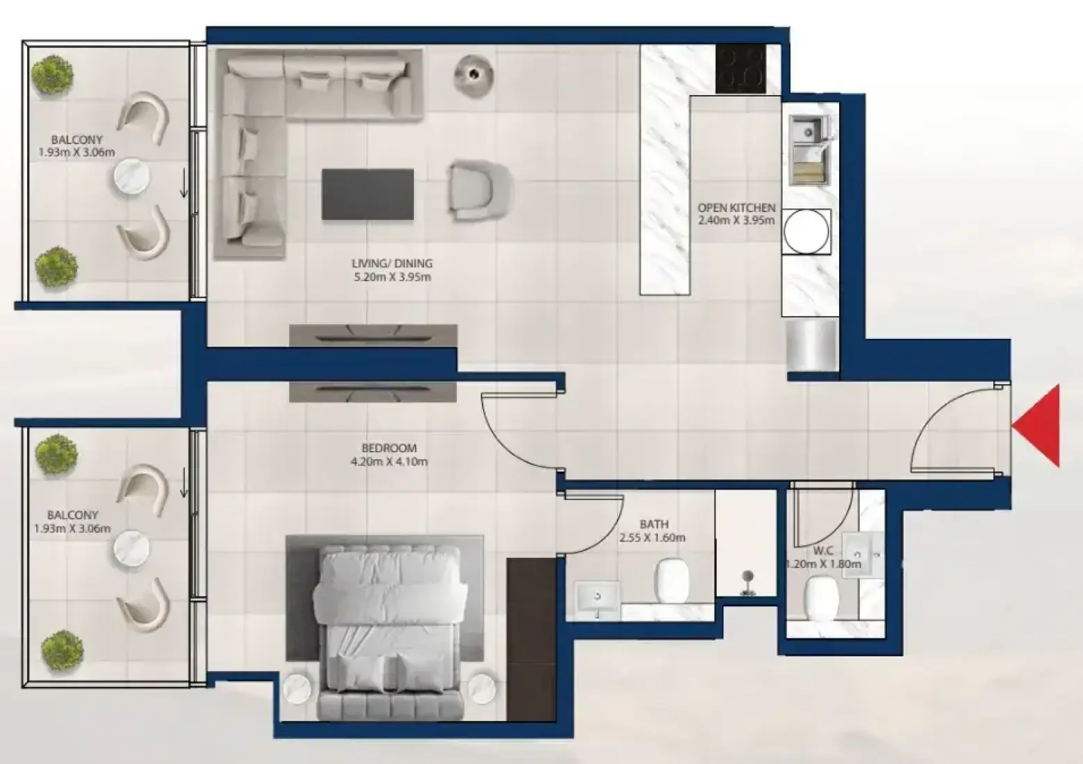 1 Bedroom in Al Vista