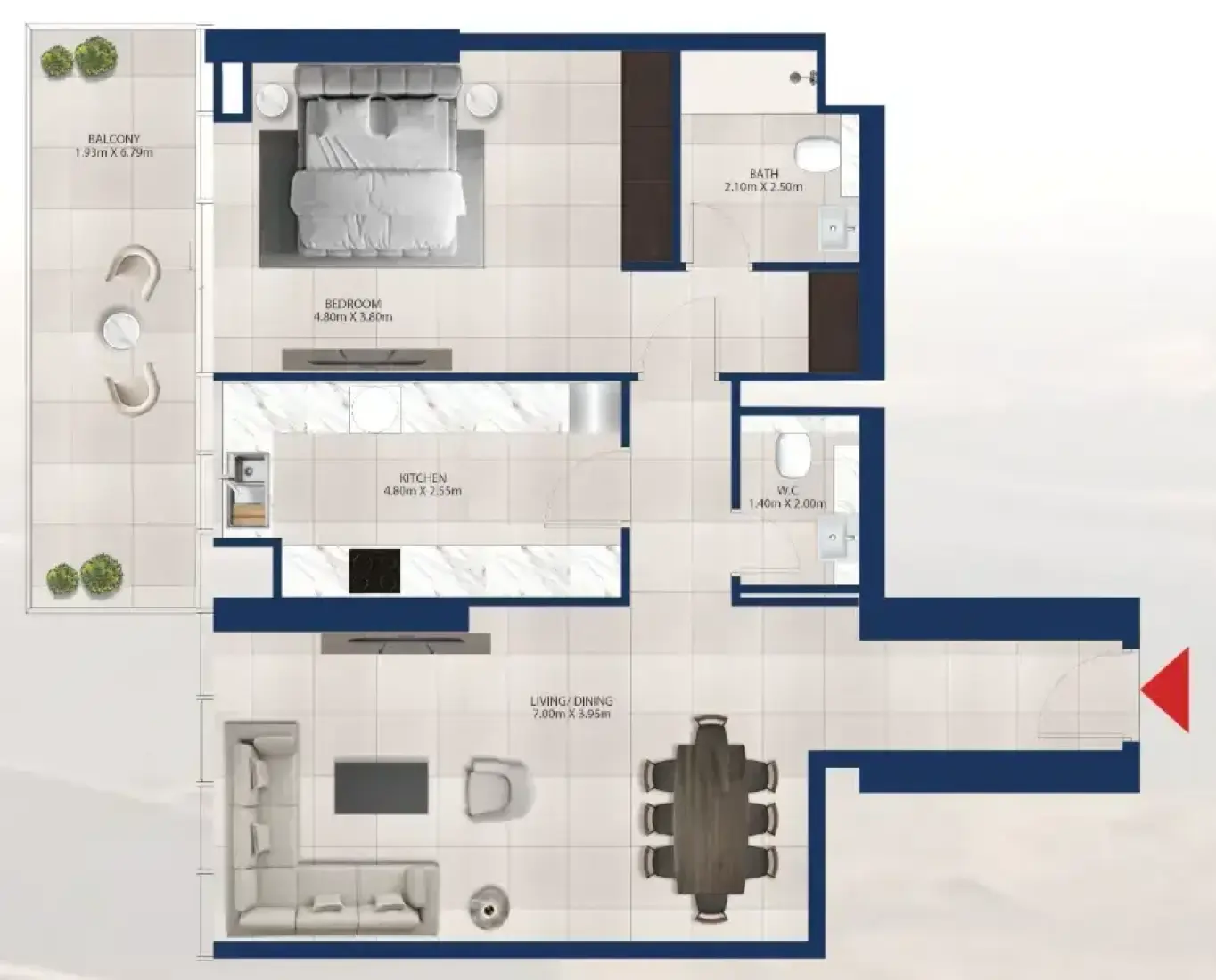 1 Bedroom in Al Vista
