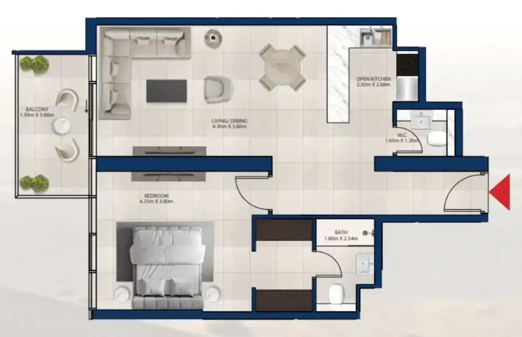 1 Bedroom in Al Vista