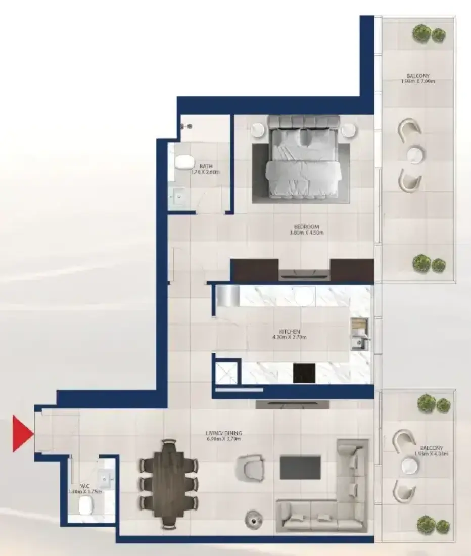 1 Bedroom in Al Vista