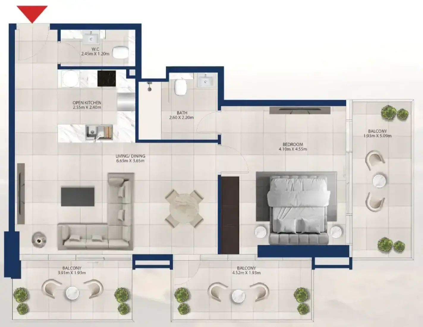 1 Bedroom in Al Vista
