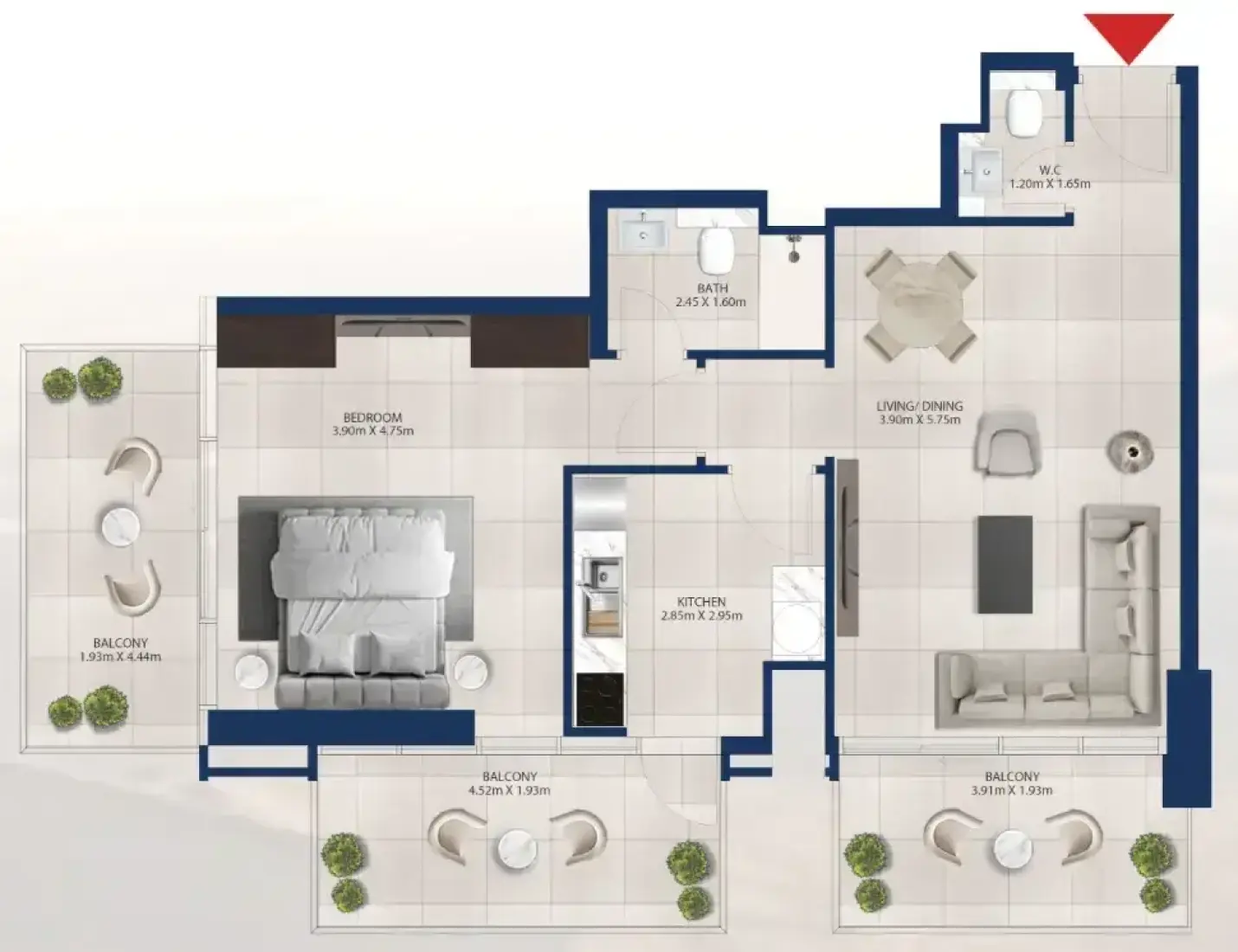 1 Bedroom in Al Vista