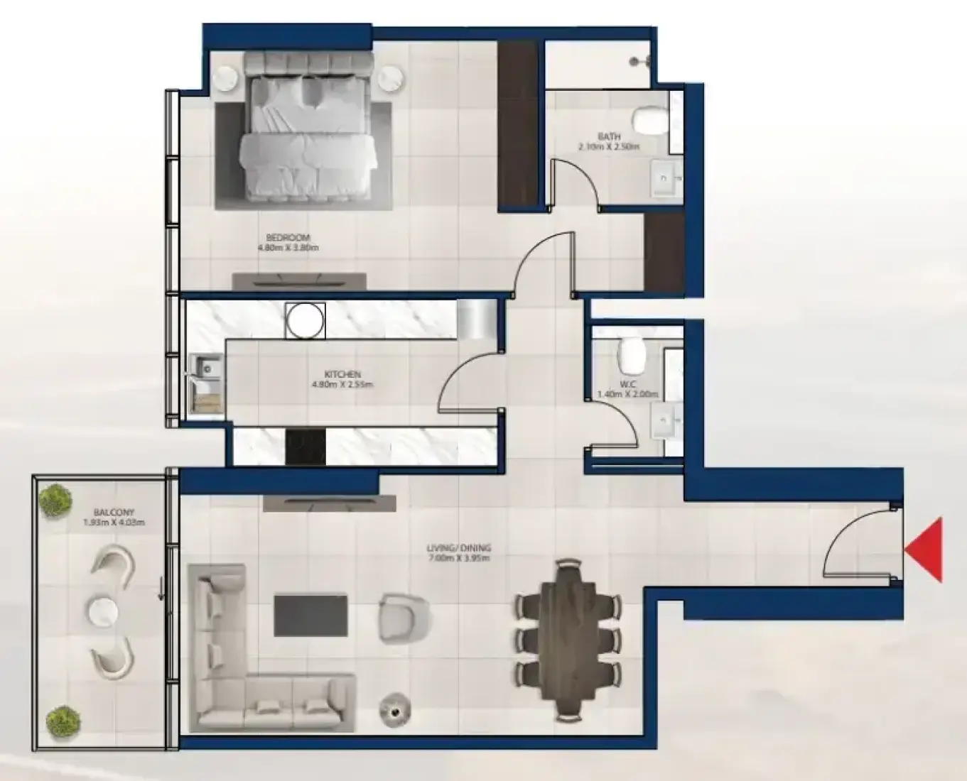 1 Bedroom in Al Vista