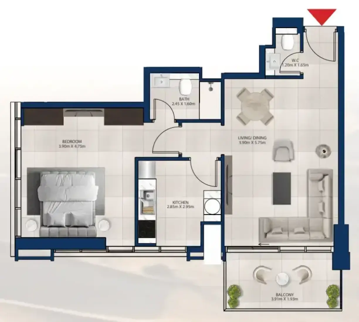 1 Bedroom in Al Vista