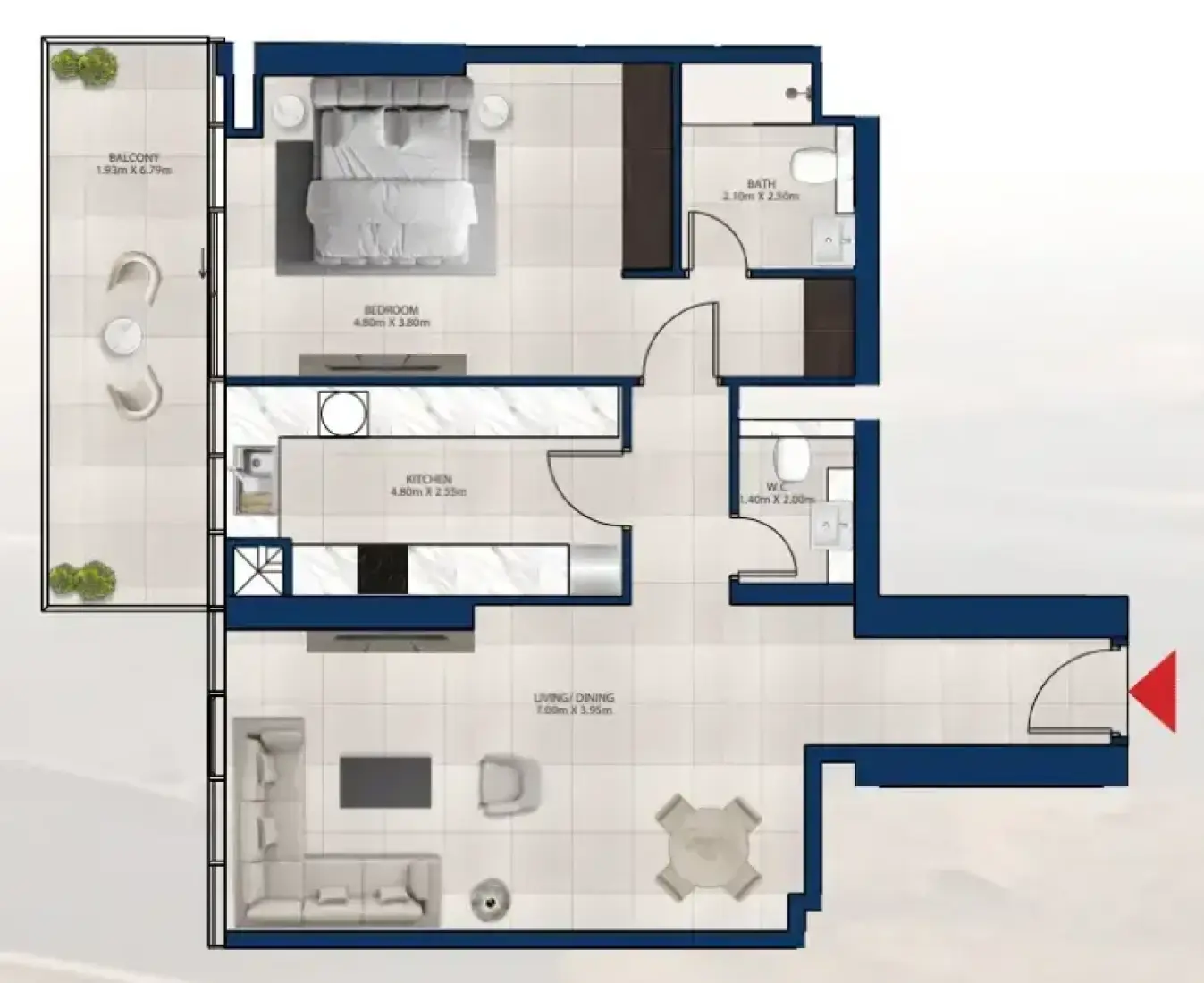 1 Bedroom in Al Vista