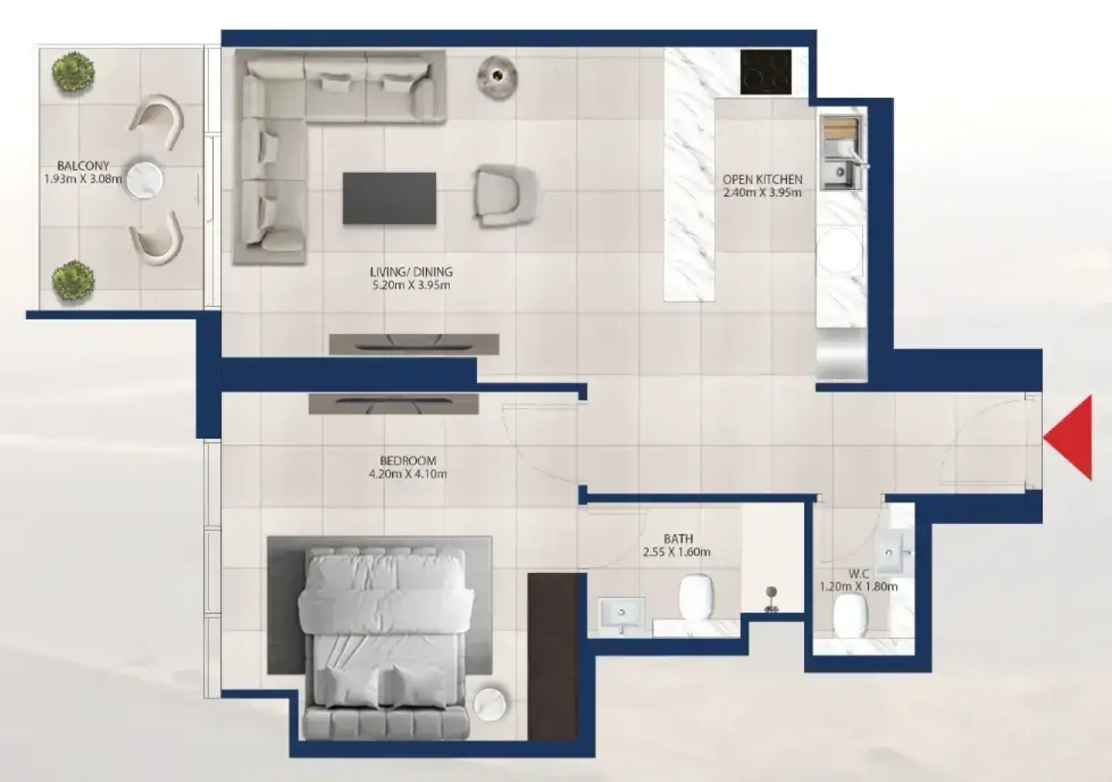 1 Bedroom in Al Vista