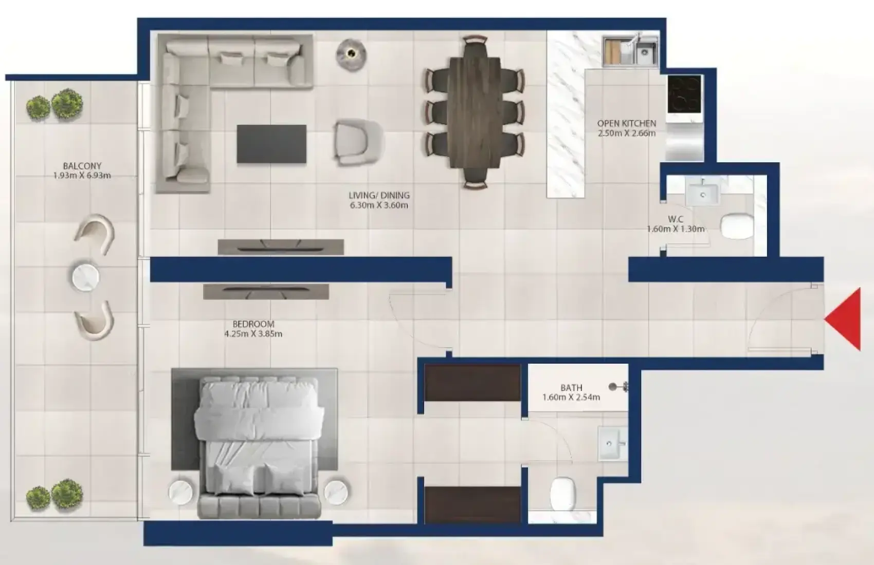 1 Bedroom in Al Vista