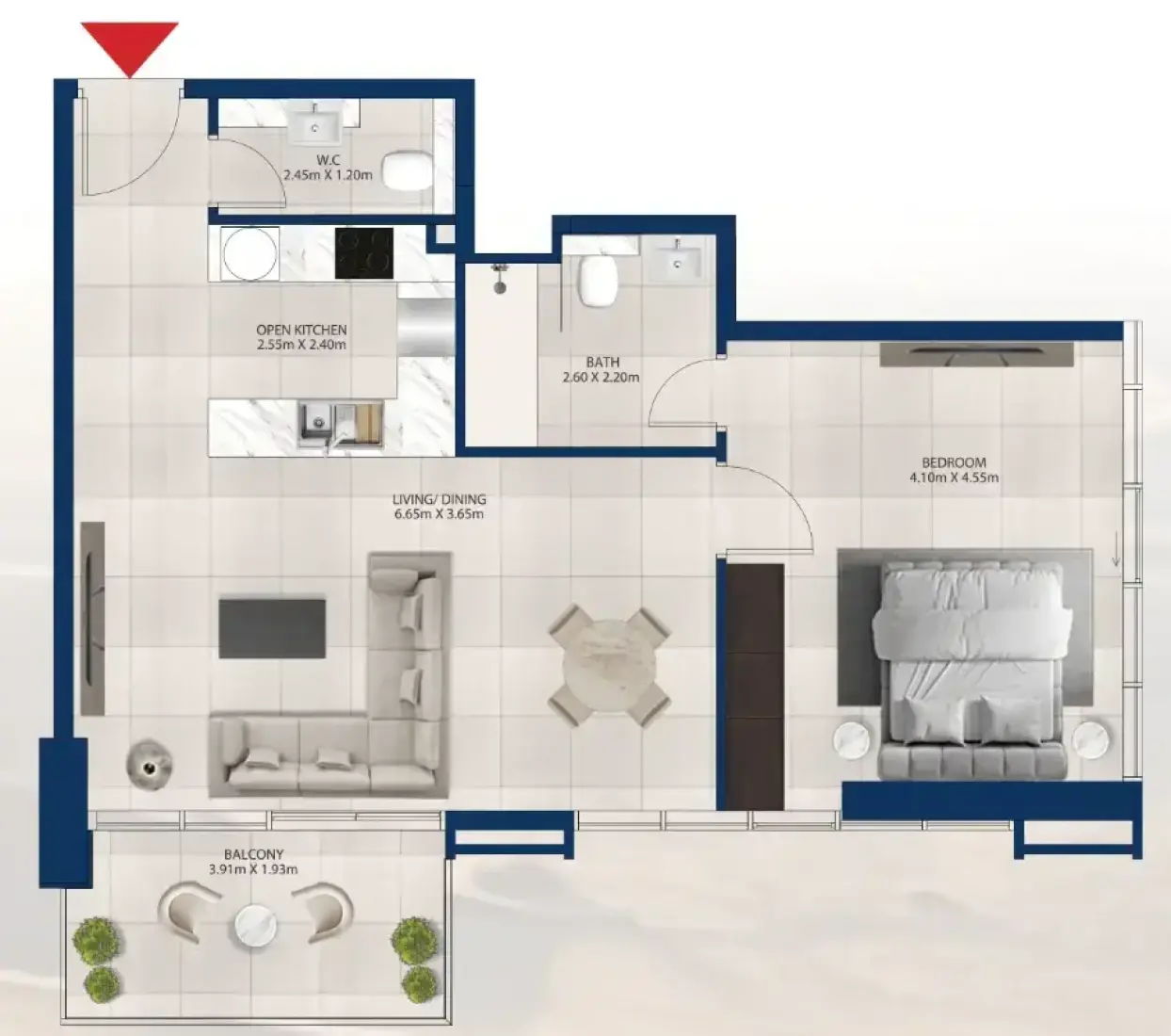 1 Bedroom in Al Vista