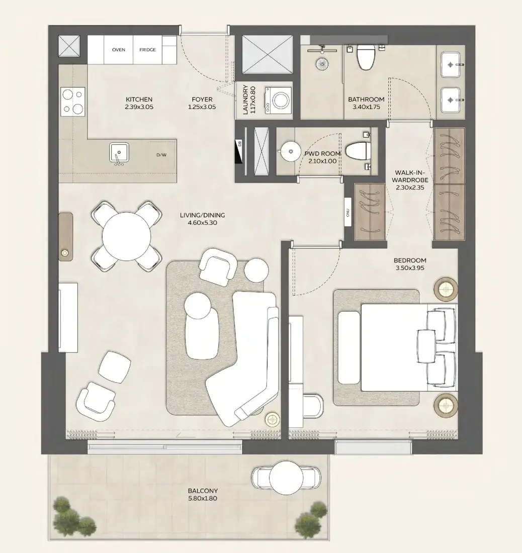 1 Bedroom