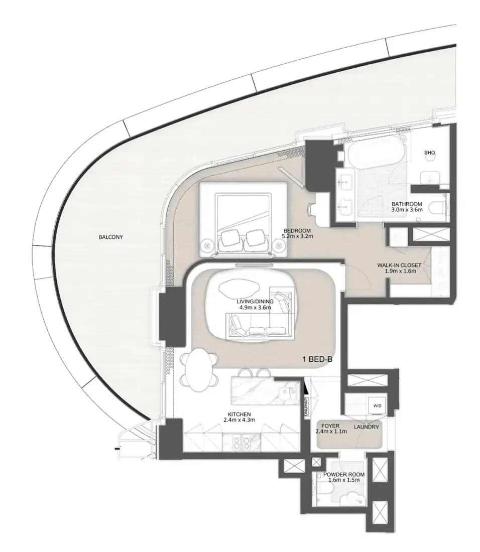 1 Bedroom