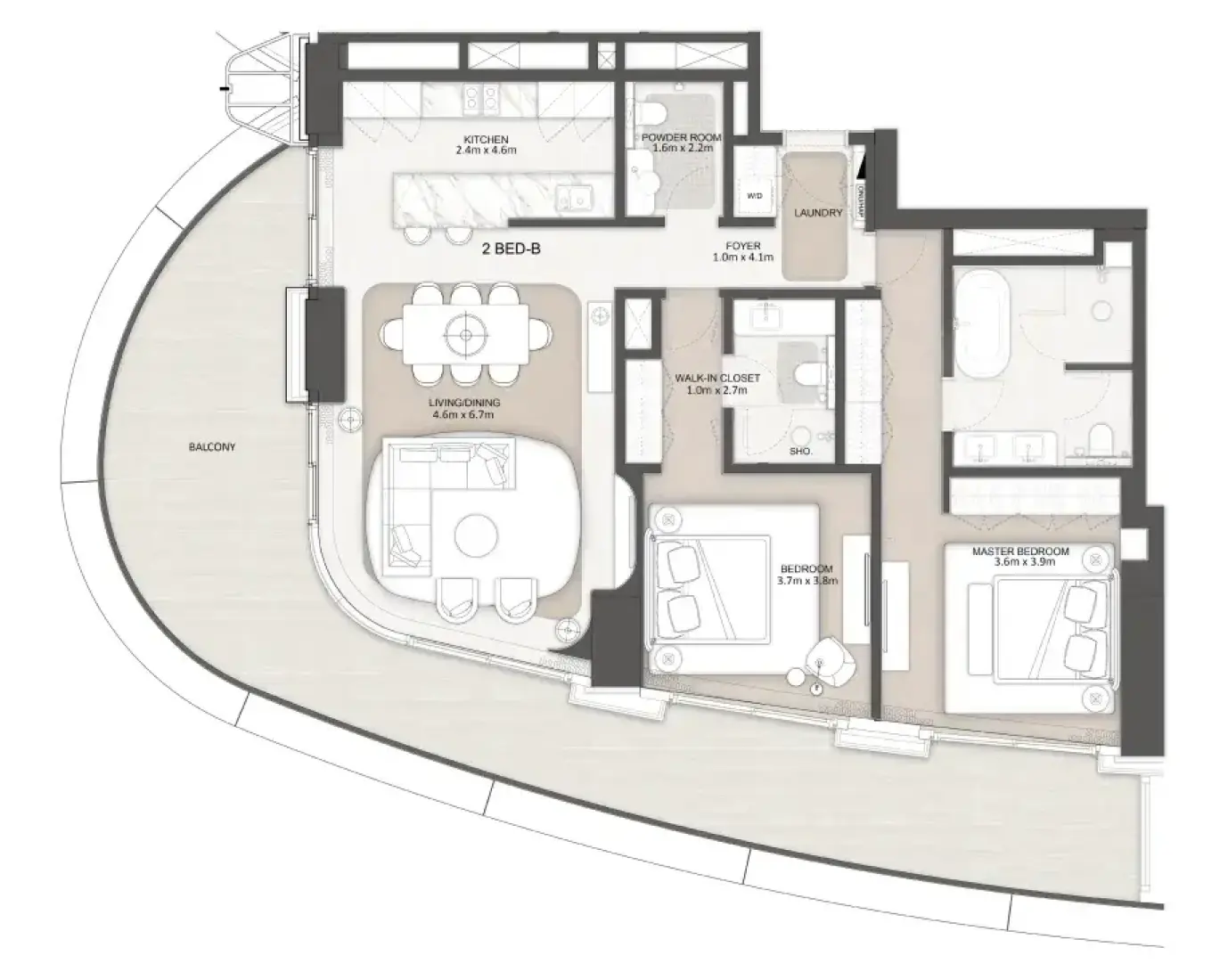 2 Bedroom