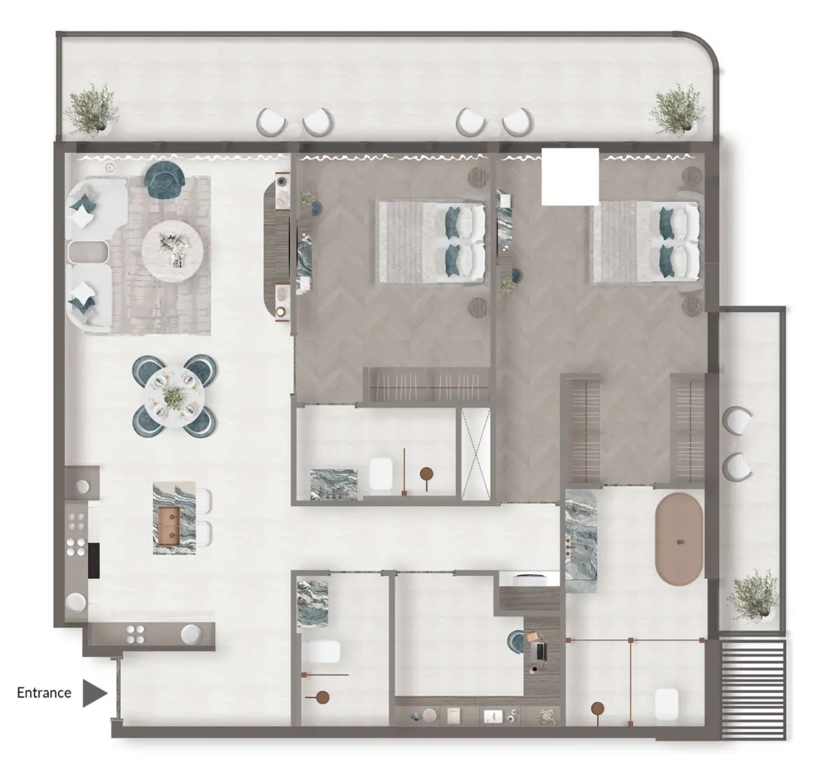 2 Bedroom