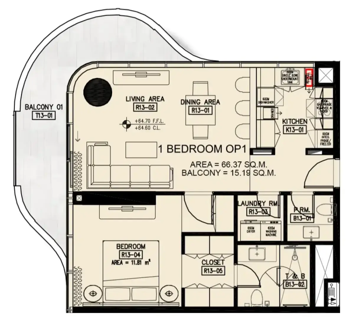 1 Bedroom in Azha Millennium Residences