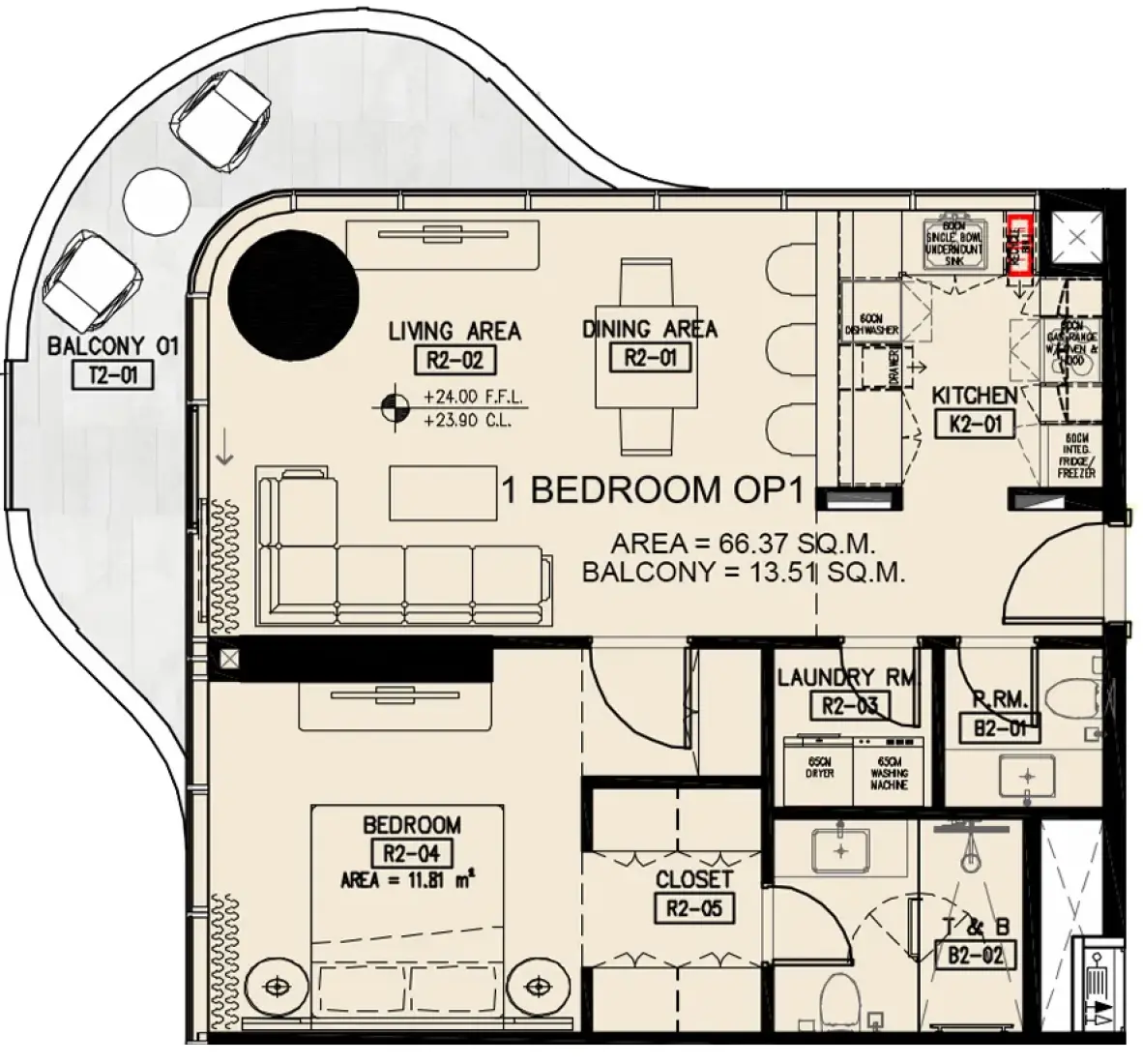 1 Bedroom in Azha Millennium Residences