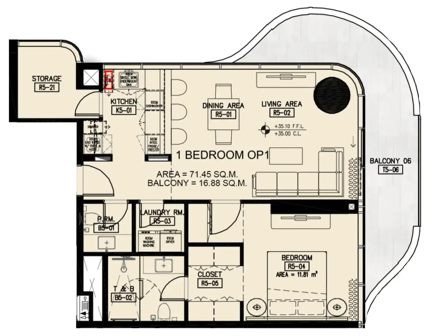 1 Bedroom in Azha Millennium Residences