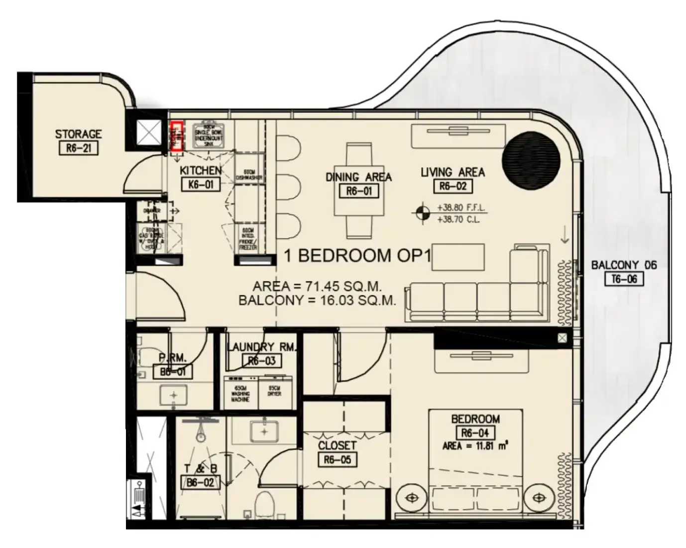 1 Bedroom in Azha Millennium Residences