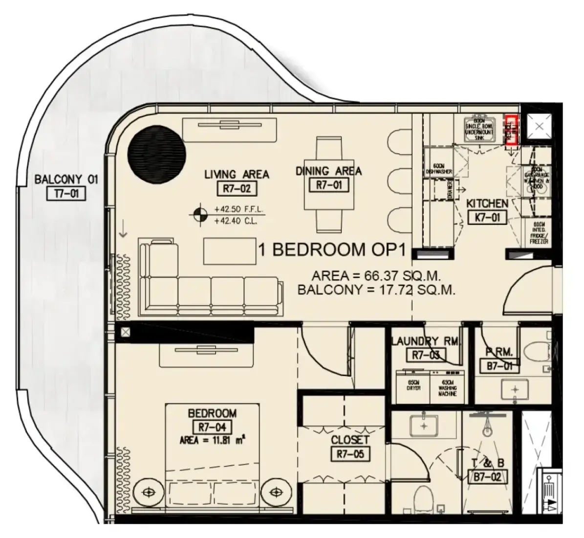 1 Bedroom in Azha Millennium Residences