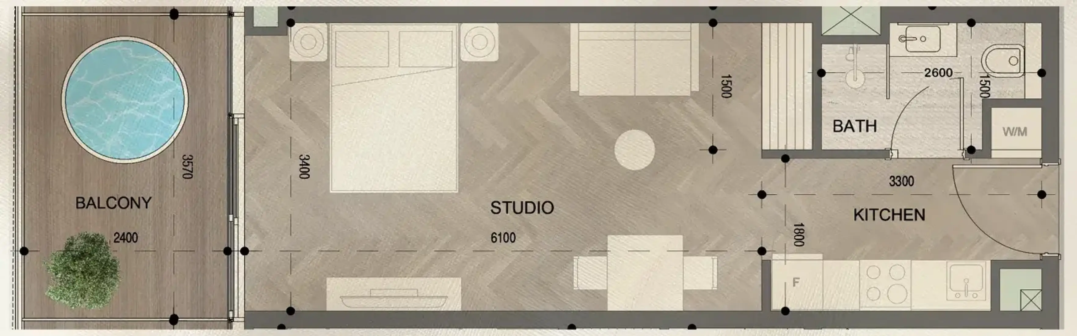 1 Bathroom