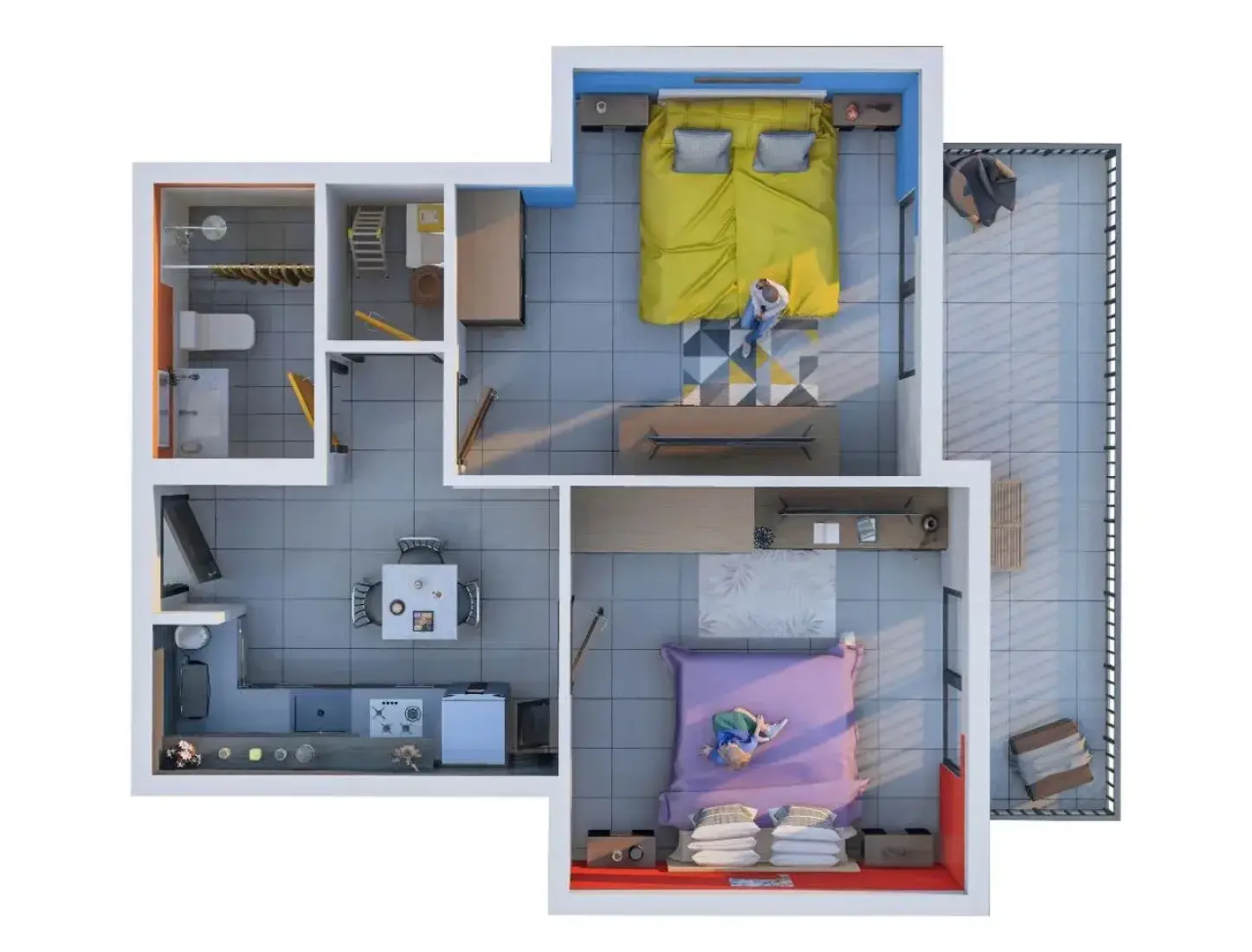 2 Bedrooms in You and Co IMPZ