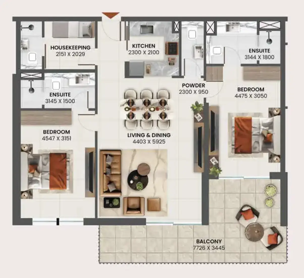 2.5 Bedrooms in Sunvale