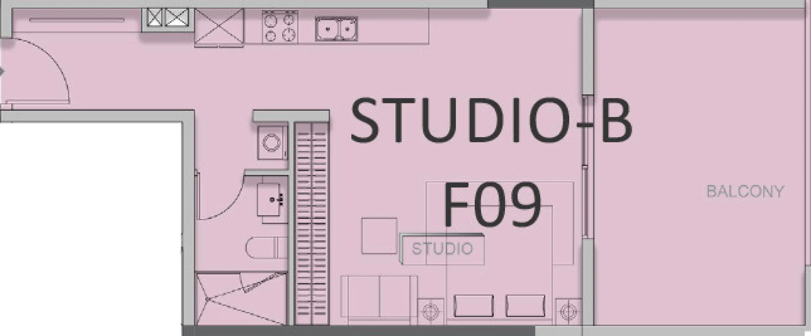Studio in Forest City 2