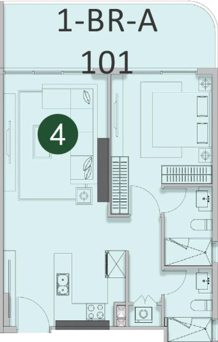1 Bedroom in Forest City 2