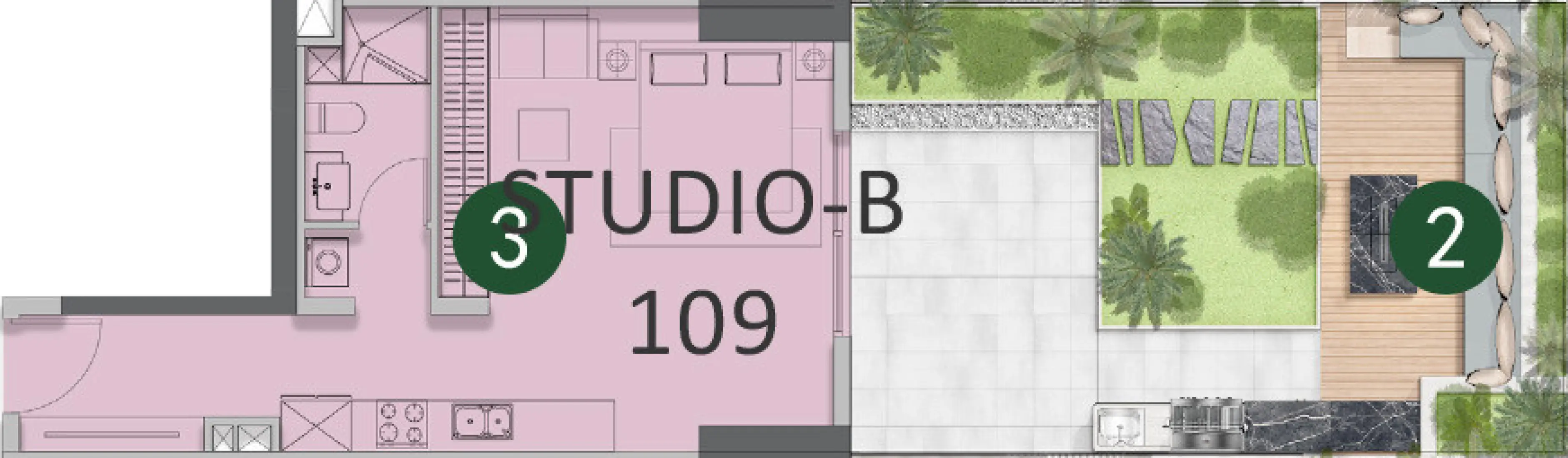 Studio in Forest City 2