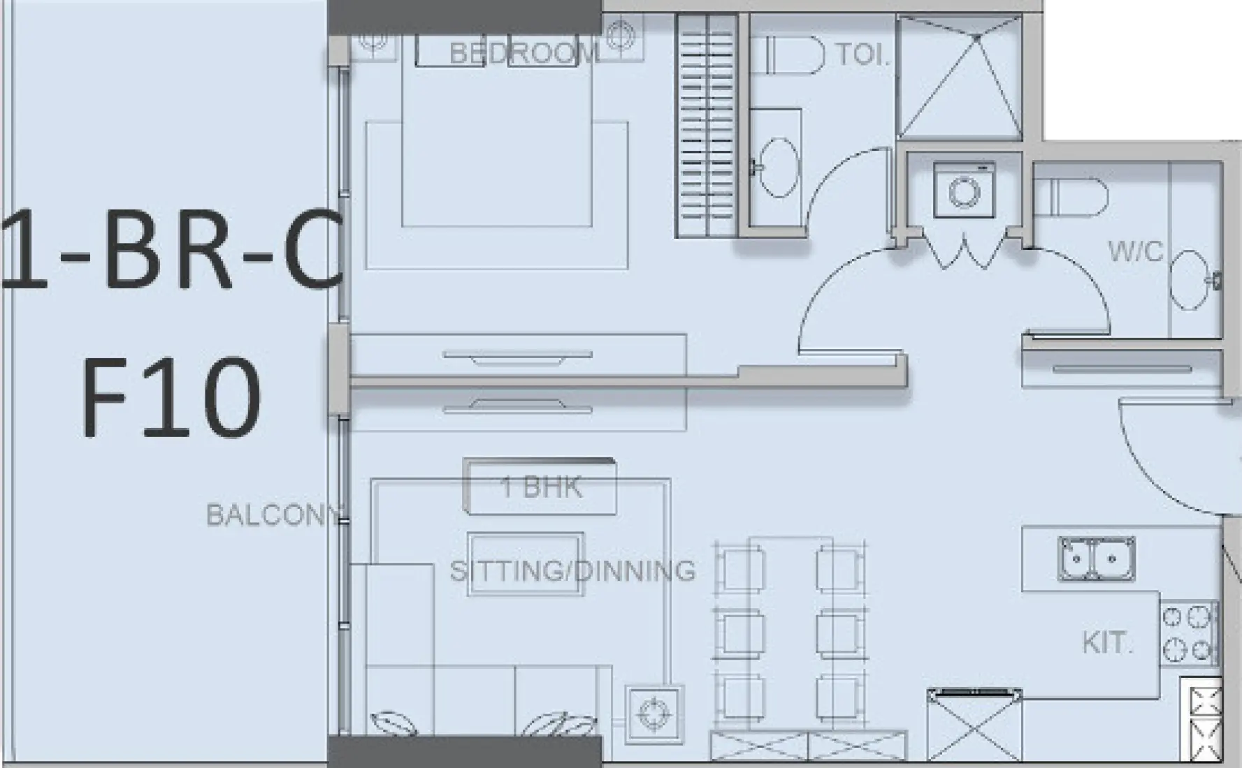 1 Bedroom in Forest City 2
