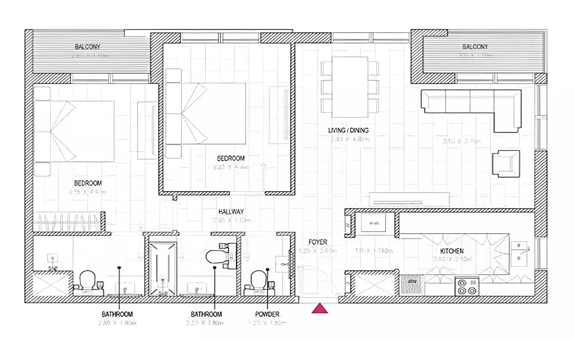 2 Bedrooms in HAMSA 2