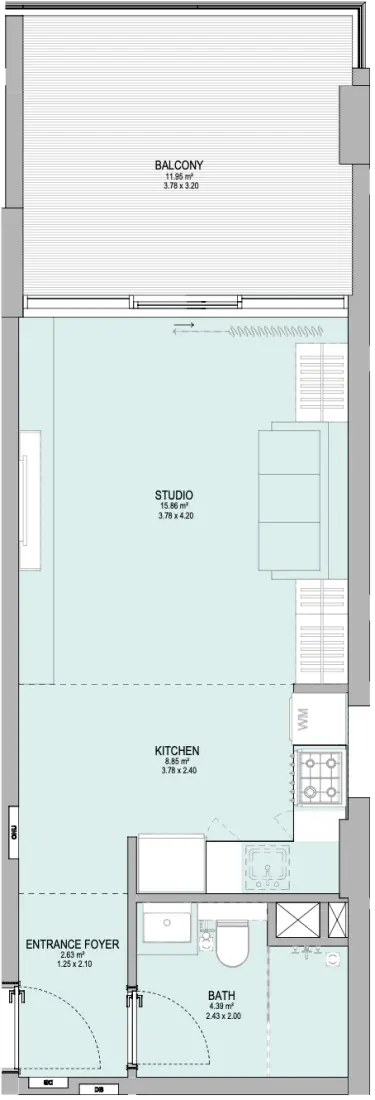 1 Bathroom