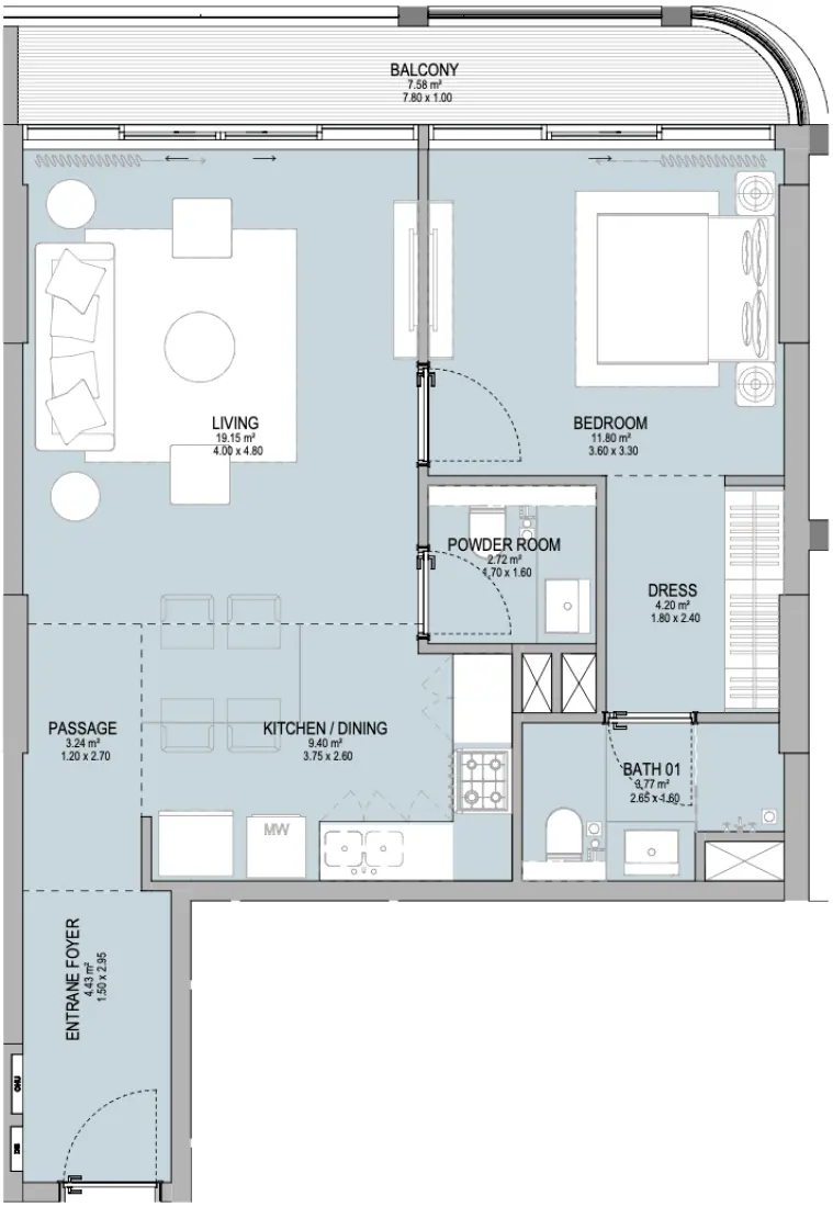 1 Bedroom
