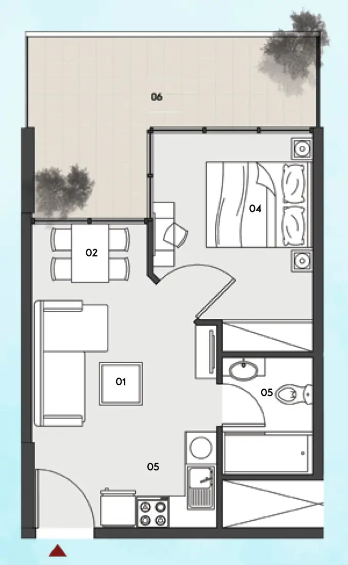 1 Bedroom