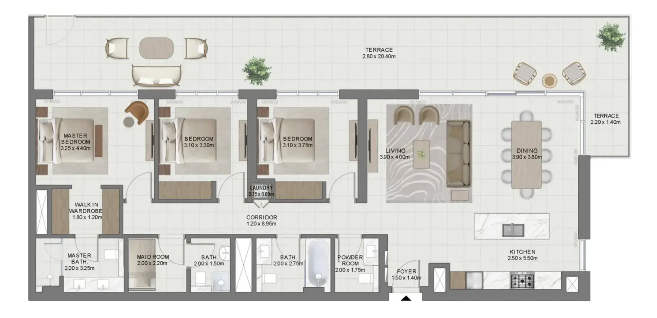 3 Bedrooms in Golf Hills 2