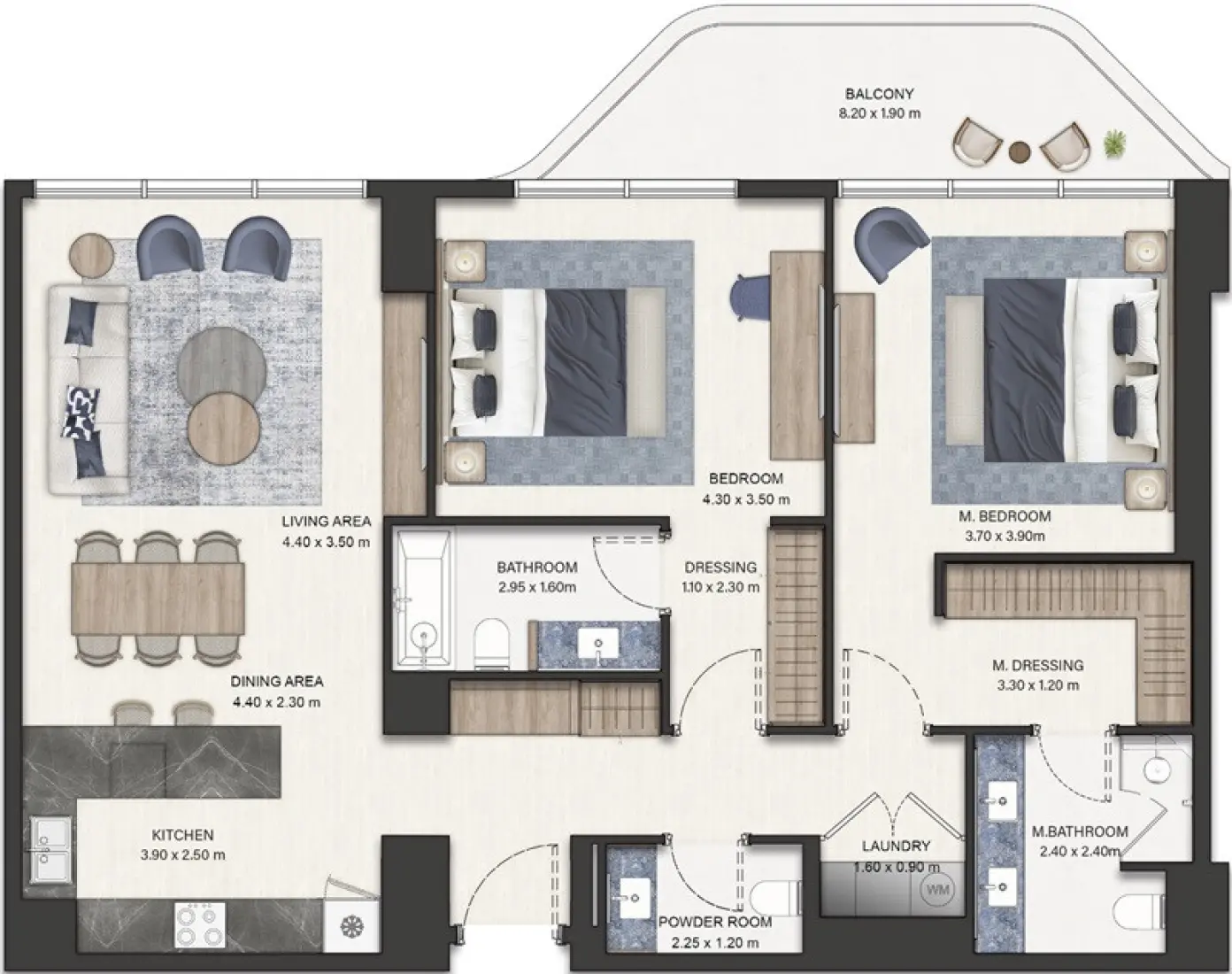 2 Bedroom