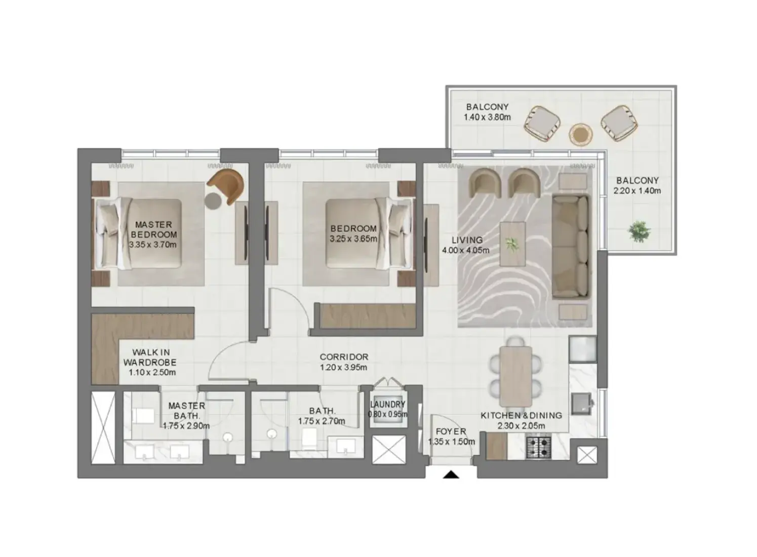 2 Bedrooms in Golf Hills