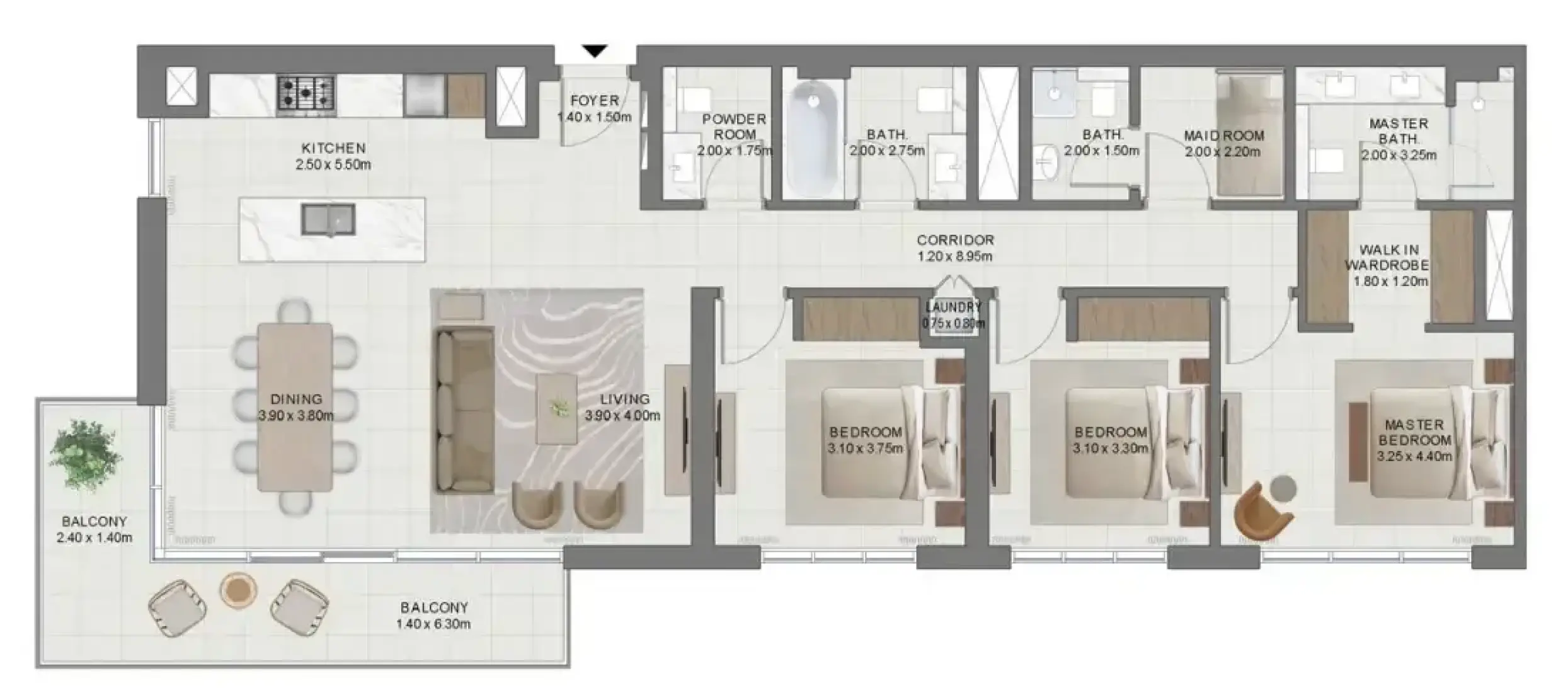 3 Bedrooms in Golf Hills